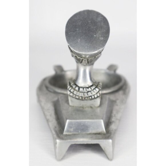 Vintage Nefertiti Ashtray Egyptian Decor Retro Tobaciana - Picture 3 of 6